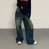 Y2K Retro Women's Wide Leg Jeans